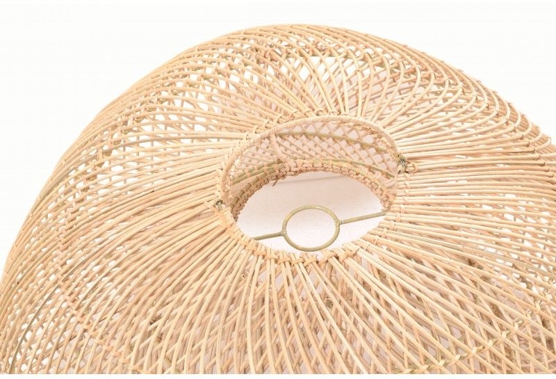 Product photograph of Ancient Mariner Rattan Curvy Lightshade from Choice Furniture Superstore.